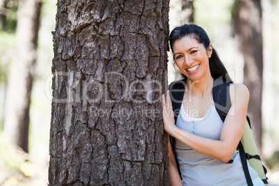 Woman smiling and posing