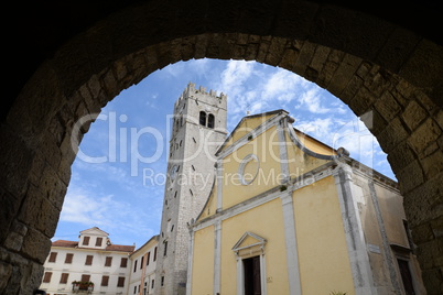 Kirche in Motovun, Kroatien