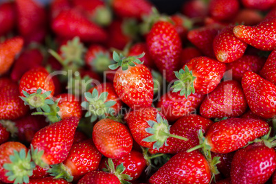 Strawberries marketplace store