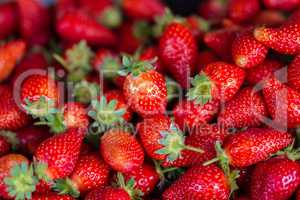 Strawberries marketplace store