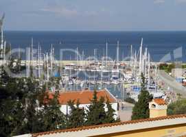 Blick zur Marina in Kusadasi