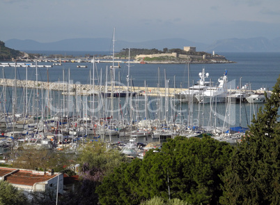 Blick zur Marina in Kusadasi