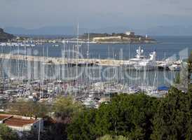 Blick zur Marina in Kusadasi