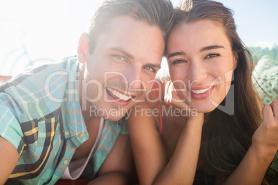 Couple posing together Couple posing together