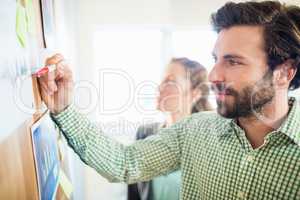 Thoughtful businesspeople
