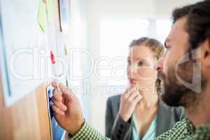 Thoughtful businesspeople