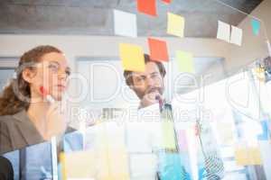 Thoughtful businesspeople