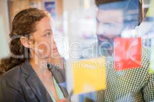 Thoughtful businesspeople