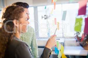 Thoughtful businesspeople