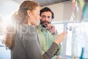 Thoughtful businesspeople