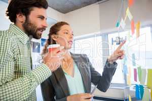 Thoughtful businesspeople