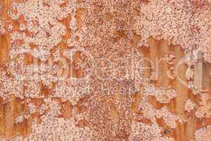 Rusty metal plate as a background.