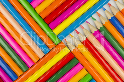 Crayons as background picture.