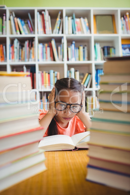 Girl sitting at a desk