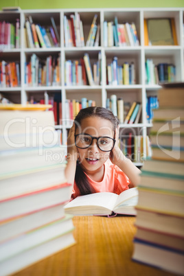 Girl sitting at a desk