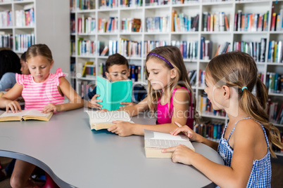 Pupils are reading books