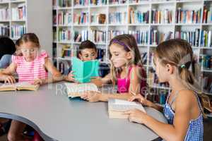 Pupils are reading books
