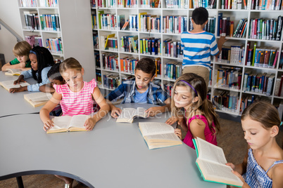 Pupils are reading books