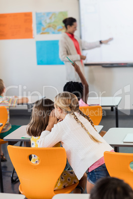 Students speaking together