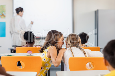 Students speaking together