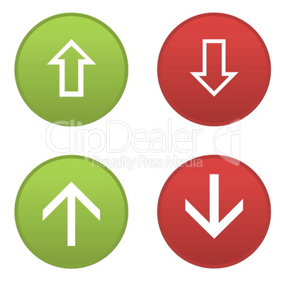 Set of arrows icons