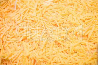 View of yellow cheese