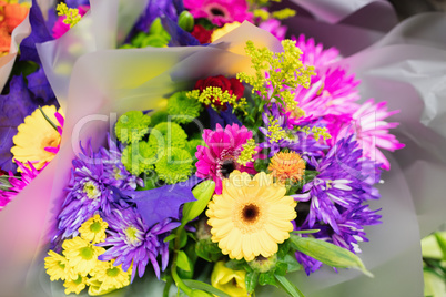 Image of a colourful bouquet