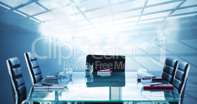 Composite image of boardroom