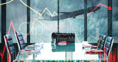 Composite image of boardroom