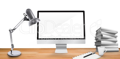 Composite image of virtual desk