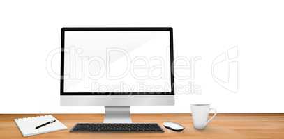 Composite image of virtual desk