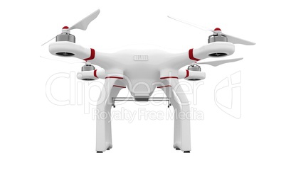 Composite image of a drone