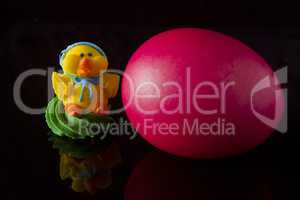 Easter egg and decoration for the cake