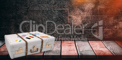 Composite image of composite image of suitcase