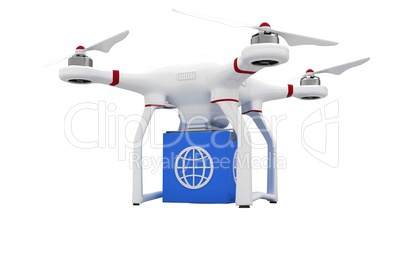 Digital image of a drone