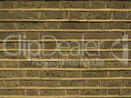 Red brick wall background sepia