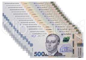 New banknotes 500 Ukrainian hryvnia, 2015