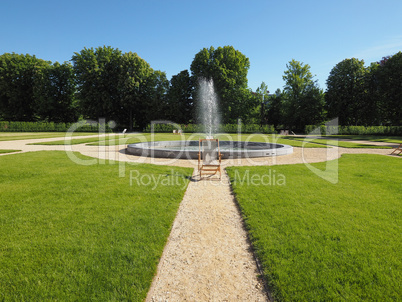 Royal garden in Turin