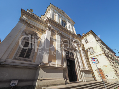 Del Carmine church in Turin