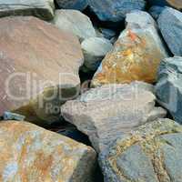 background of large granite stones