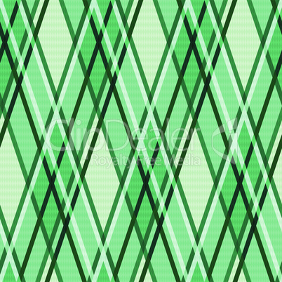 Emerald hues seamless rhombic pattern