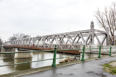 Bridge over the Oder in Brzeg, Poland