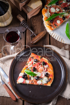 Wild garlic - margarita pizza