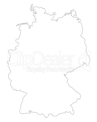 Karte von Deutschland Karte von Deutschland