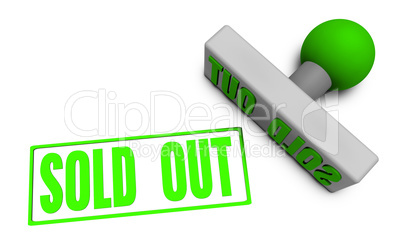 Sold Out Stamp