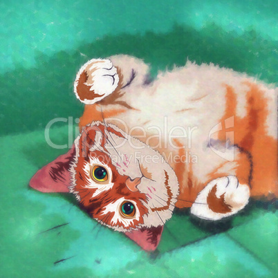 House Cat Illustration
