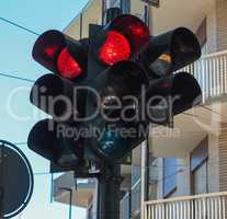 Red light traffic signal