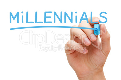 Millennials Blue Marker