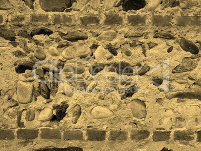 Old wall sepia