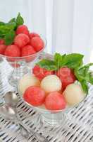appetizer of watermelon balls